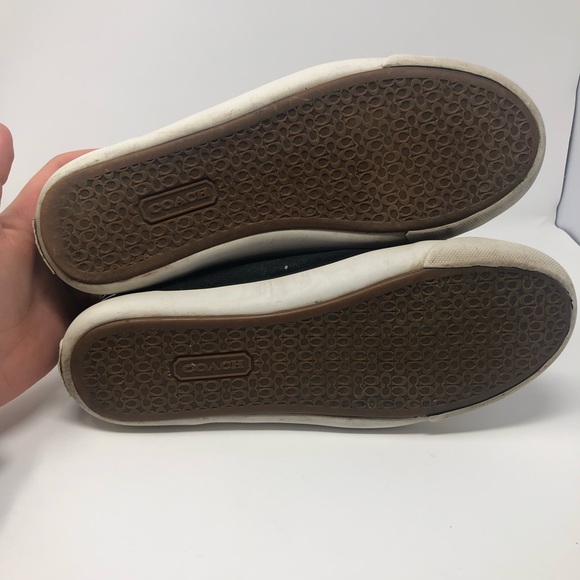 Coach Barrett Black Sneaker Canvas Size 8B - Picture 6 of 9